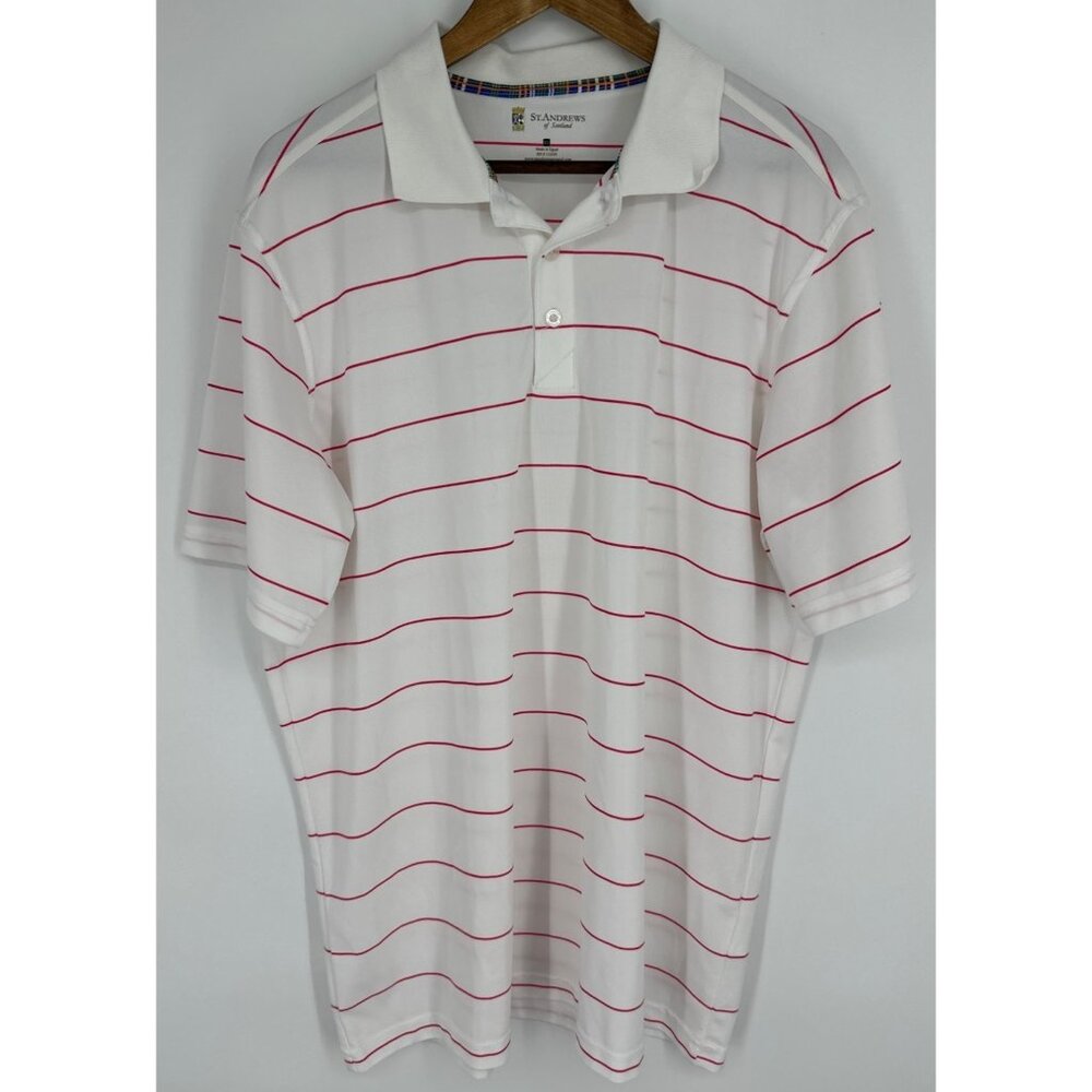 St. Andrews of Scotland Short Sleeve Polo Shirt Size XL